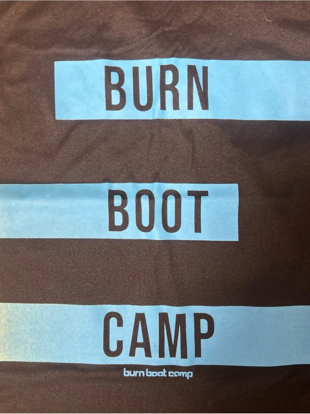 Burn Boot Camp Women’s Small Black Muscle Tank Top With Blue And Yellow Logo - Picture 2 of 6